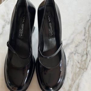 Via Spiga black heels